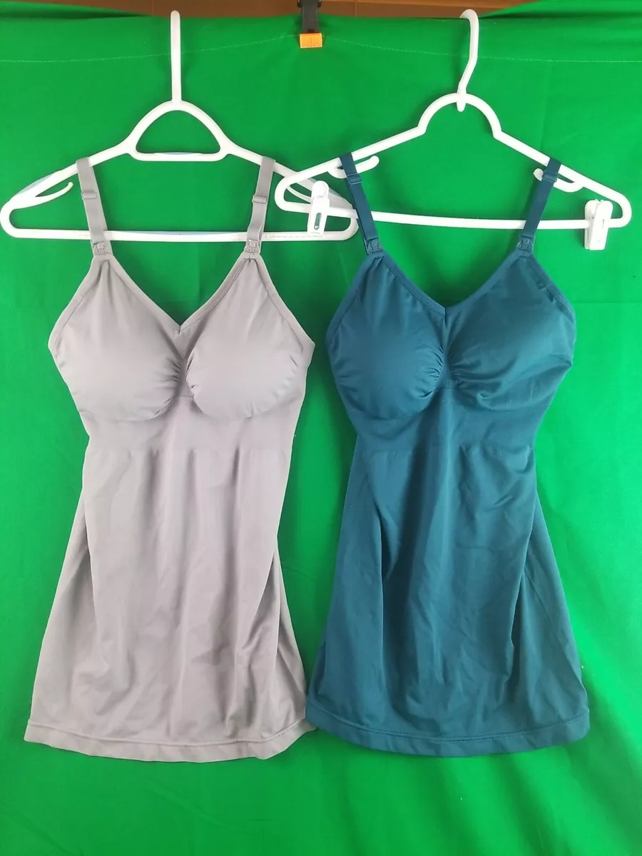 Brlido Nursing Tank Size L Built in Bra For Breastfeeding