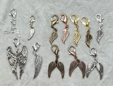 Wings Clip-on Charms for Backpack Purse Zipper Stocking Stuffers
