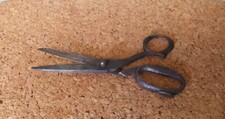 Old Antique Rare Iron Scissors Tailor Cutting Shears
