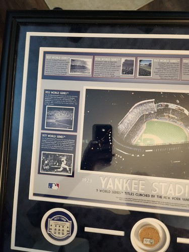 1923-2008 Yankee Stadium framed wall photo with 9 world series pics - Picture 2 of 6