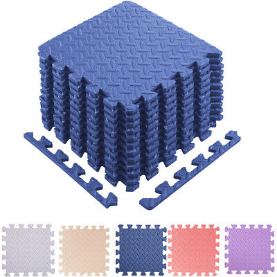 12X Interlocking Soft Foam Floor Mats EVA Puzzle Rubber Yoga Tiles Gym  Flooring | eBay