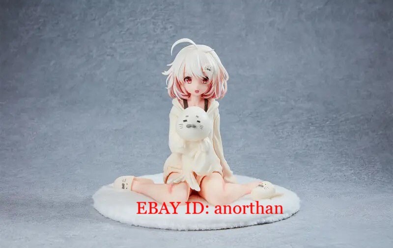 New Bilibili PSP Live VTuber Seal Shirakami Haruka 10cm PVC