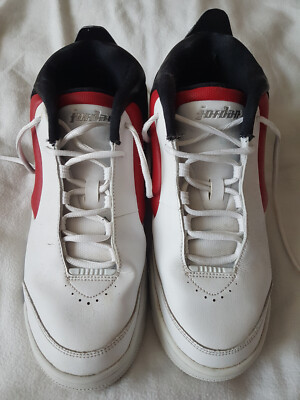 Nike Air Jordan Big Fund Basketballschuhe weiß schwarz rot BV6273-102 Herren 44