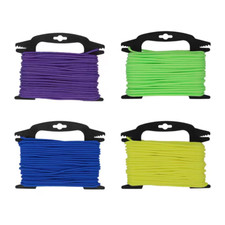 5/32 In. X 75 Ft. Neon Diamond Braided Polypropylene Rope with Winder Free Shipp