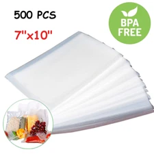 100-500 Quart 7"x10" Embossed Vacuum Sealer Bag Food Saver Storage Package 4Mil
