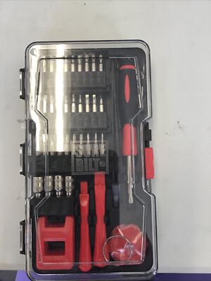 77 Piece Precision Tool Kit with Magnetic Screwdriver, Standard Size