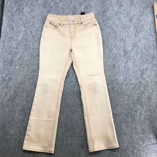 High Rise Curvy Boot Cut Tan Stretch 