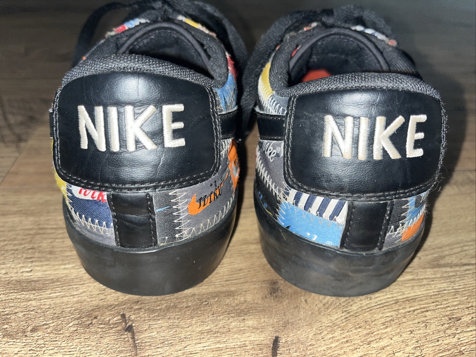 EUC Nike Blazer Low Top “Patchwork” Multicolor Sn… - image 3