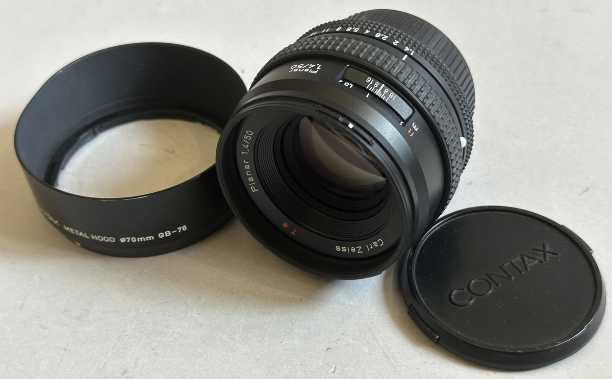 CONTAX N Carl Zeiss Planar 50mm f/1.4 50/1.4 AF Lens w/ GB CONTAX N Carl Zeiss Planar 50mm f/1.4 50/1.4 AF Lens w/ GB