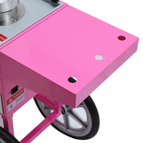 Commercial Cotton Candy Machine with Wheeled Cart Fairy Floss Maker - Picture 4 of 6
