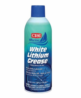 Crc Marine 06037 Marine White Lithium Grease 10 Oz Spray Can Each Ebay