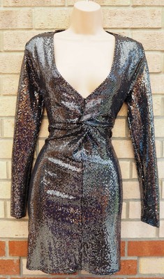 new look sequin bodycon dress
