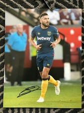West Ham United Robert Snodgrass Autographed Signed 11x14 Photo COA #1