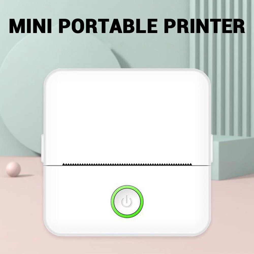Portable Mini Thermal Printer Pocket Photo Printer Wireless Bluetooth Printing