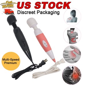 Powerful-Wand-Massager-Handheld-w-Multi-Speeds-Vibrate-Muscle-Aches-Recovery-US