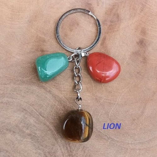 ZODIAQUE HOROSCOPE PORTE CLES 3 PIERRES NATURELLES MODELE AU CHOIX - Afbeelding 23 van 38