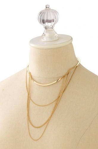Stella & Dot Drape Collar Halskette GOLD Brandneu in Original Box - Bild 1 von 6