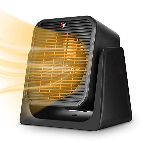2 In 1 Cooler u0026 Heater Desk Electric Small Cooling And Heating Fan Combo W/  Tip | Inox Wind