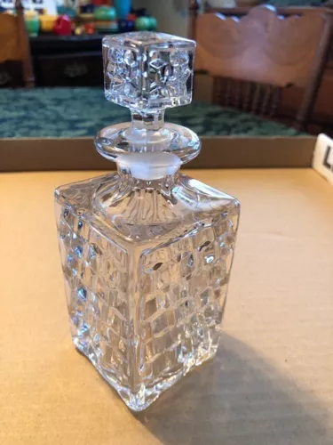 "RARE" Vintage Fostoria American Cologne or Perfume Bottle w/Original Stopper