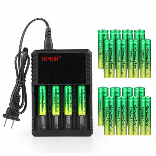Skywolfeye 14500 Battery 1200mAh 3.7V Rechargeable Cell Batteries Lithium Lot - Picture 35 of 38