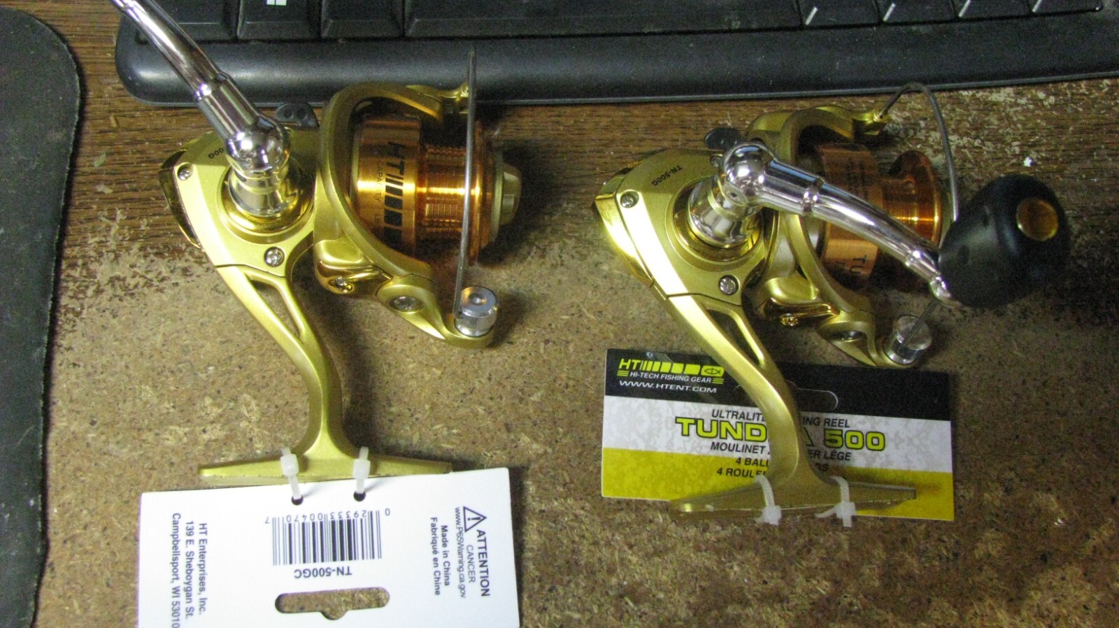 HT "Tundra" spinning reel, new, 2 ct, 4 BB, size 5, free shi