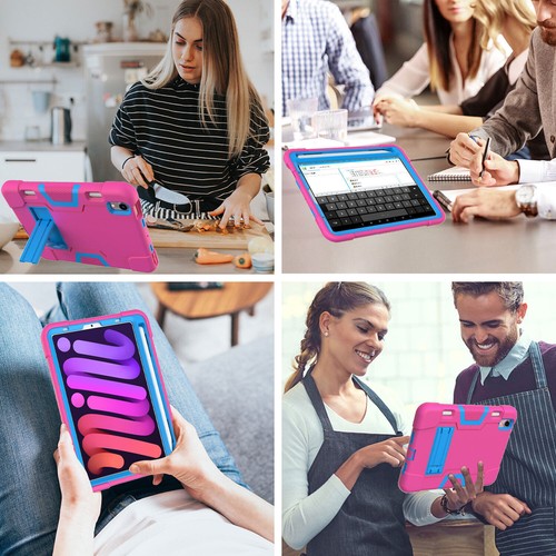 Shockproof Stand Case For iPad 10.2 9th 8 7 6th Pro 11 12.9 2021 Air 4 5 Mni 6 5 - Picture 55 of 70