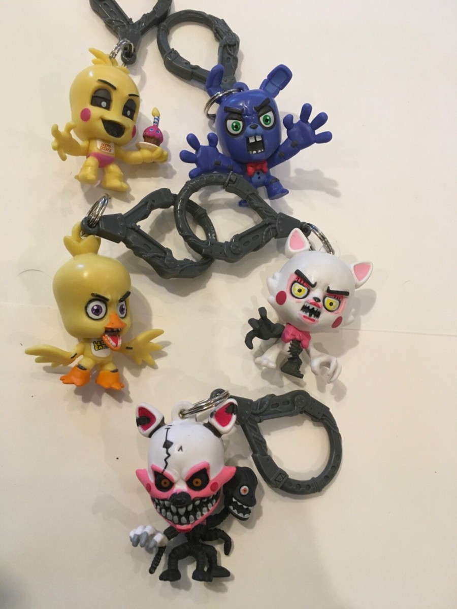 Five Nights at Freddy's フィギュアキーホルダー 5種類 5 Five Nights At Freddys Backpack Clip Collector Mystery Blind Bag