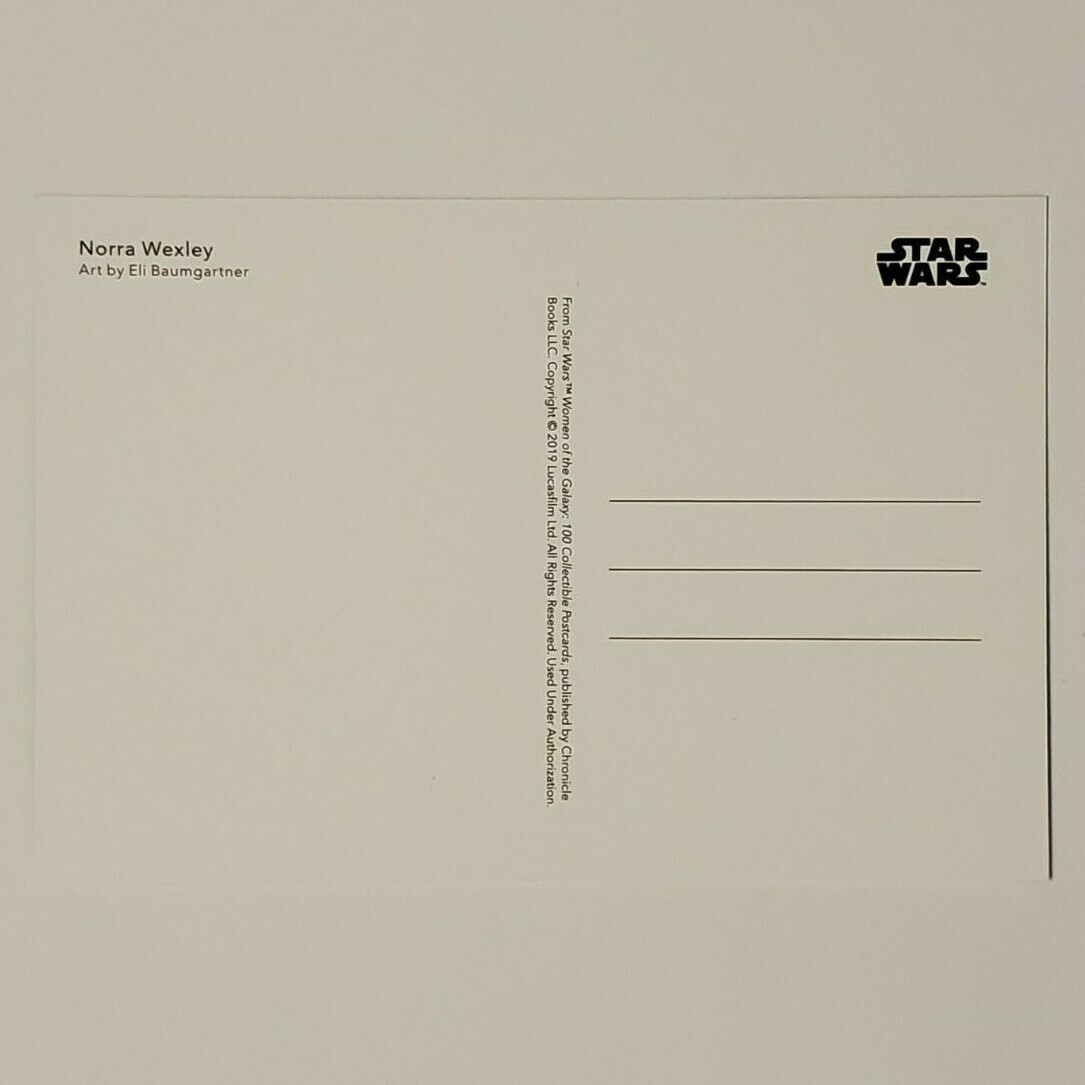 Norra Wexley Postcard Star Wars Women of the Galaxy Disney | eBay