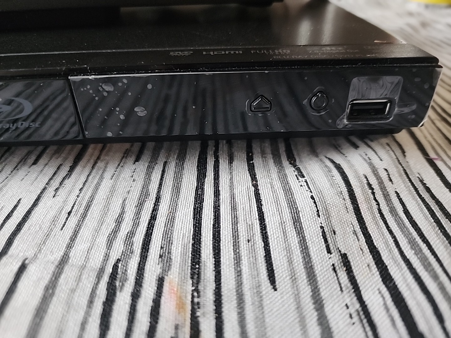 LG BP125 Black 12 Volts HDMI/USB 1080p HD Bluray DVD Player Works Has Remote eBay