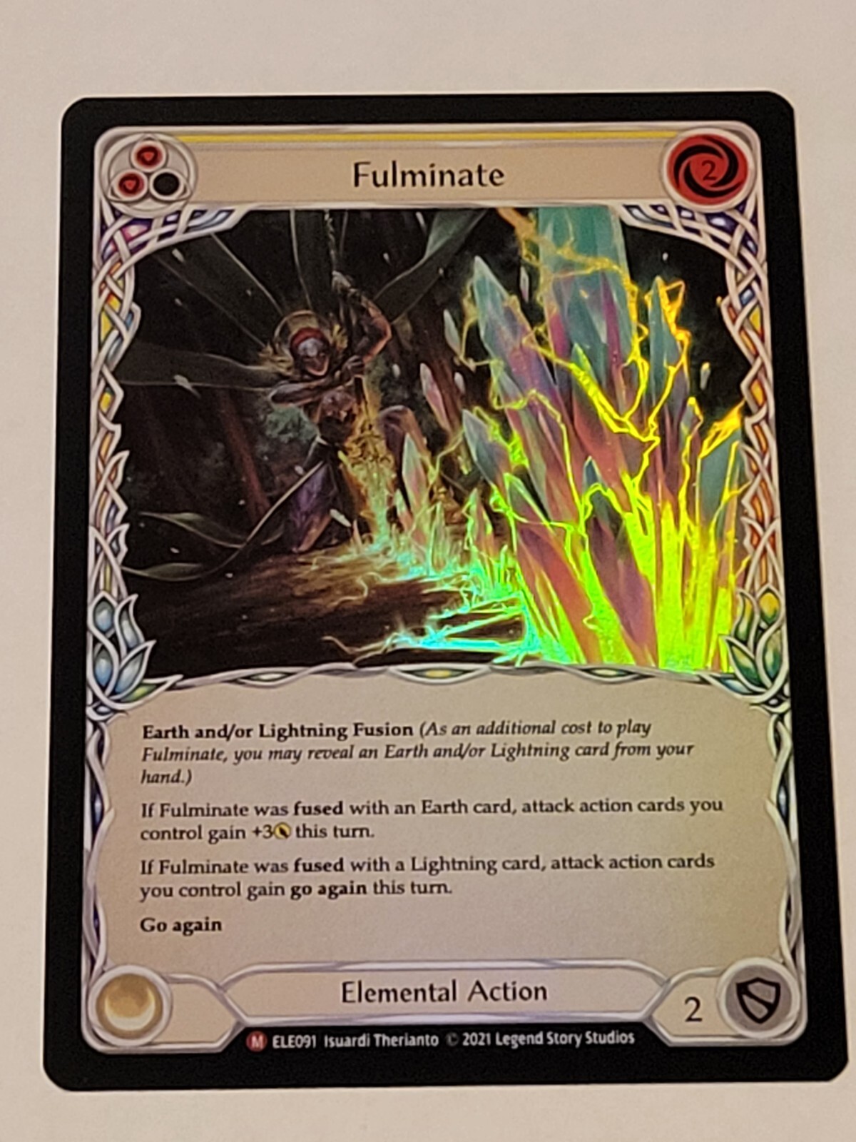 Fulminate foil (Yellow) majestic Tales of Aria 1st Edition Flesh And Bl