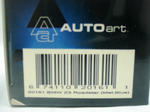 WOW EXTREMELY RARE BMW E36/7 Z3 1.9 Roadster 1997 Horizon Blue 1:64 AutoArt-CM'S - Picture 3 of 5