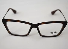 Ray-Ban Shirley Tortoise Gunmetal Optical RB7022 5365 52-14-140 Rx Eyeglasses