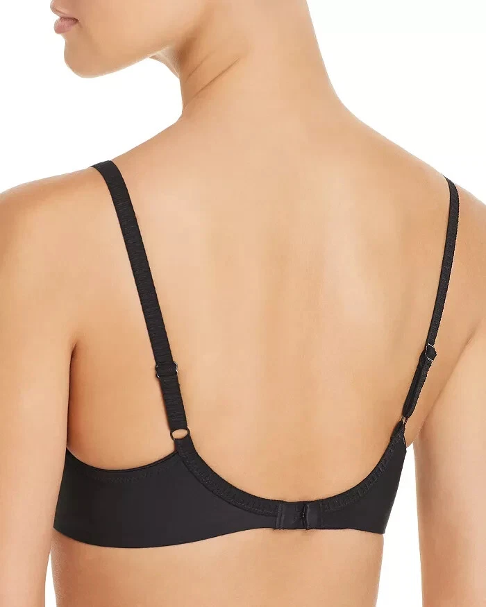 Sujetador con aros Chantelle L18527 negro naranja encaje talla 32D Foto 2 de 3