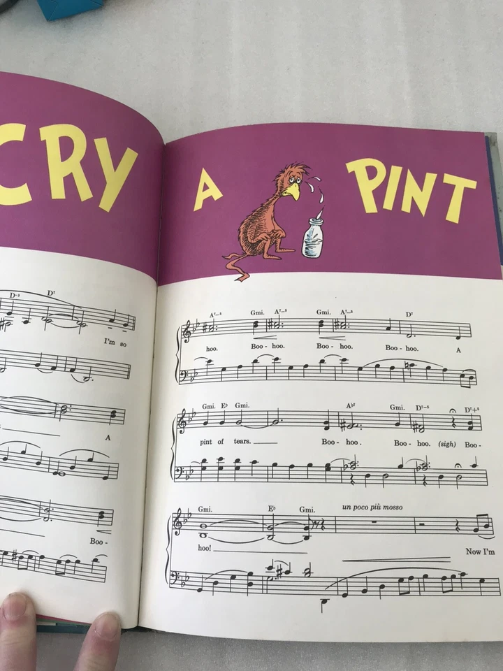 1967 The Cat in the Hat Songbook Dr Seuss Piano Vocal Guitar - Image 4 of 4