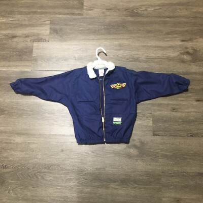 Vintage Kids Buster Brown First Flight Air Force Jacket Patch Size M 4-5