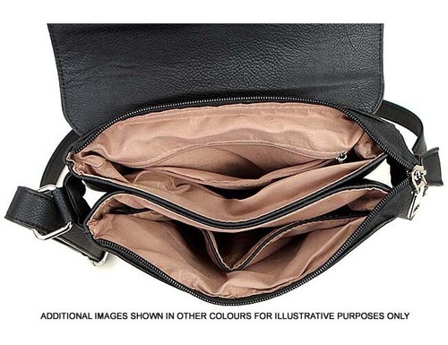 Cross Body Bag Ladies Over Shoulder Messenger Satchel Multi Compartment - Picture 622 of 832