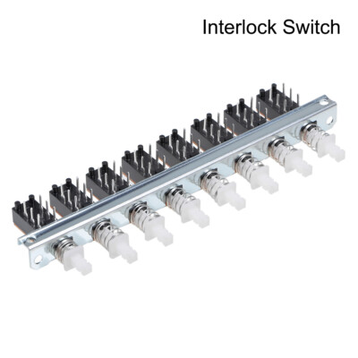 PULSANTE NERO AUTOBLOCCANTE DPDT 6 Pin Con Funzionamento Acuto 15 Pz - Foto 8