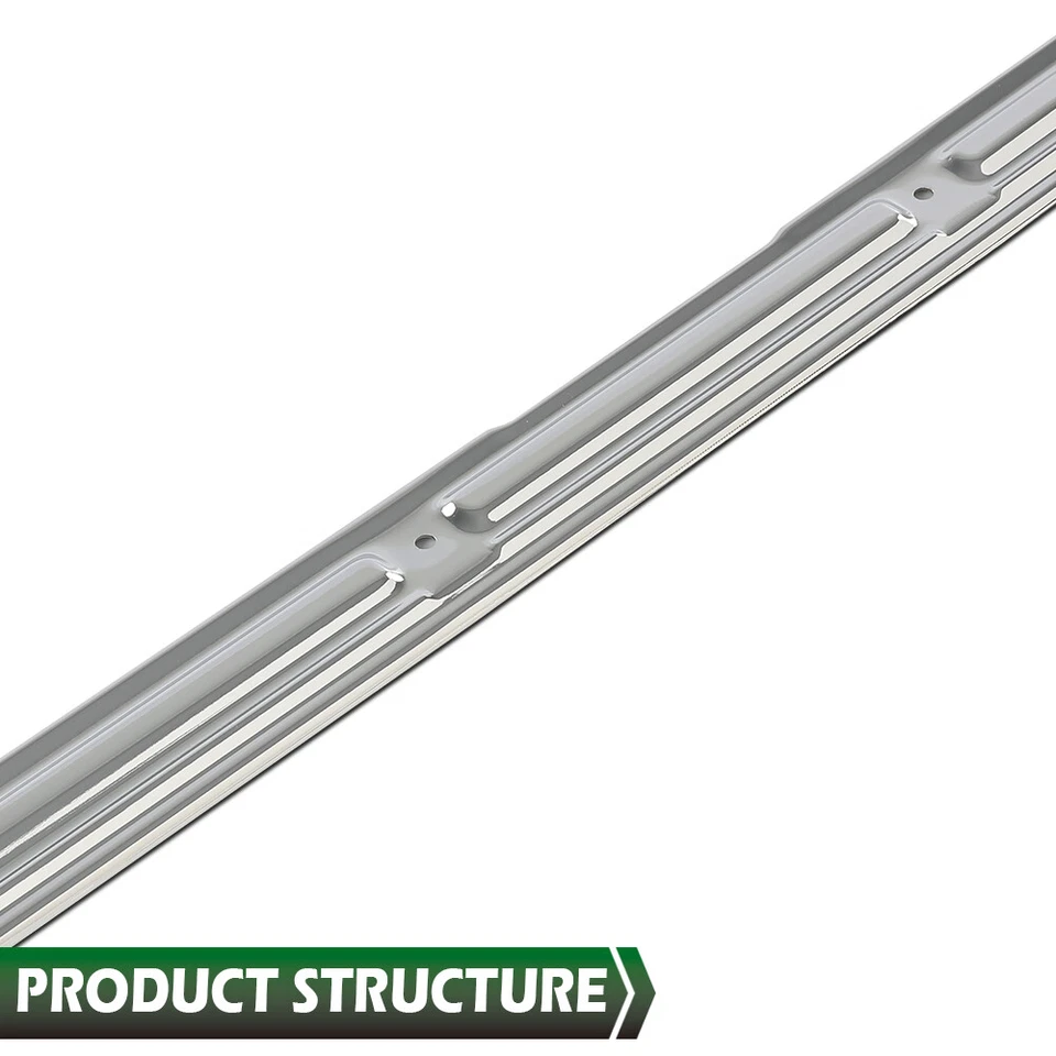 Pair Fit For 1967-1972 Chevy C10 GMC Truck Chrome Door Sill Plates W/ Hardware Foto 4 de 4