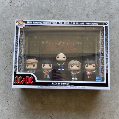 Funko Pop! AC/DC Angua Young/Brian Jonhson/Cliff Williams/Malcom