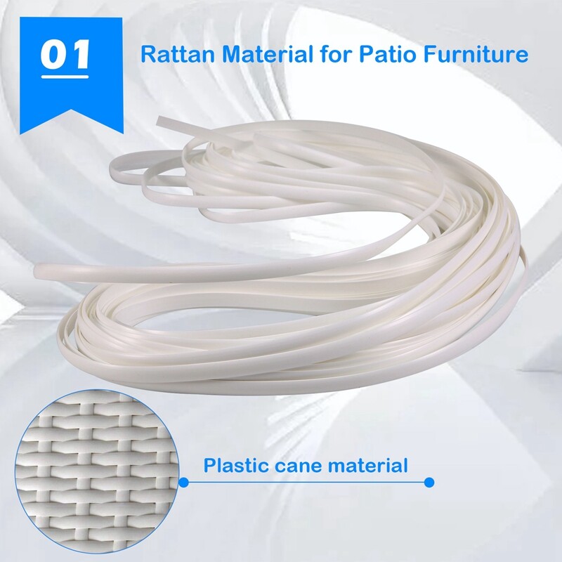 Wicker Repair Supplies Synthetic Rattan Material, Durable Patio
