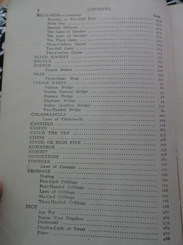 1913 The Standard Hoyle: Complete Guide Authority Games of Chance GAMBLING HACKS - Picture 4 of 12