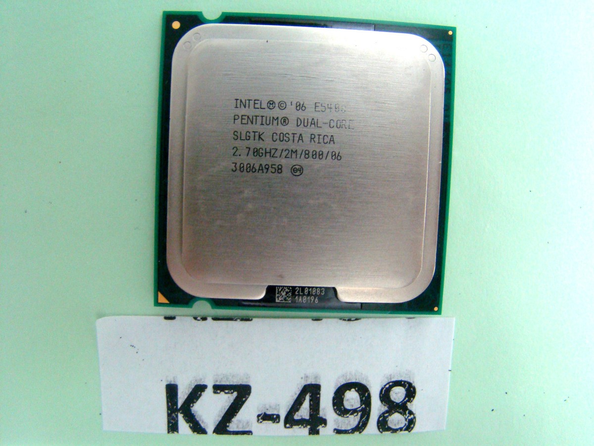 Intel E5400 - Pentium Dual Core - 775 - SLGTK - 2,7 GHz