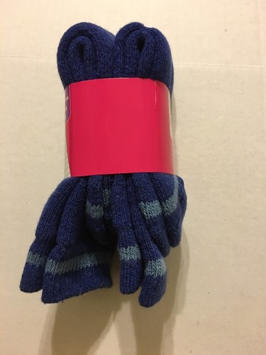 Thermal Socks Shoes Size M 10.5-4 Wool Blend Royal - Picture 2 of 2