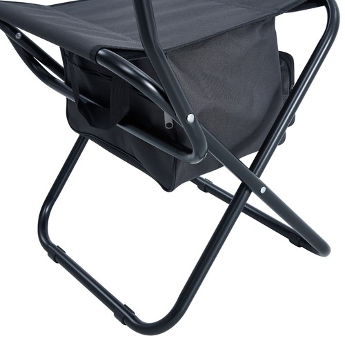 2X Portable Camping Chair Outdoor Heavy Duty Folding Fishing Chair w/Storage Bag - Picture 6 of 13