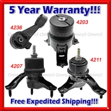 K047 Fits 2002-2006 Toyota Camry 3.0L Engine Motor & Transmission Mount Set 4pc