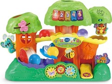 Vtech Baby Kugelbahn-Baumhaus – Interaktive Kugelbahn mit Leuchttasten, Tieren