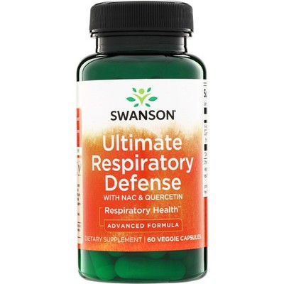 Swanson Ultimate Respiratory Defense with Nac and Quercetin 60 Vegan Caps