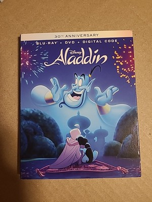 #ad #ad Aladdin 30th Anniversary Edition Blu ray DVD Digital With Slipcover Brand New $6.95