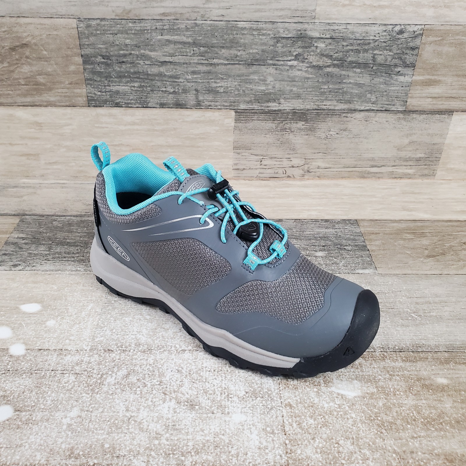 Scarpe da trekking Keen Wanduro basse ragazzo taglia 2 acciaio grigio Ipanema sneakers impermeabili