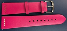 21mm Rado pelle Nappa Orologi Bracciale Fucsia Con Cuciture Neutro